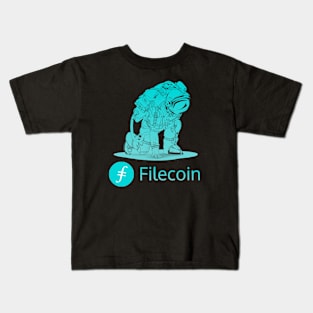 Filecoin Crypto coin Crytopcurrency Kids T-Shirt